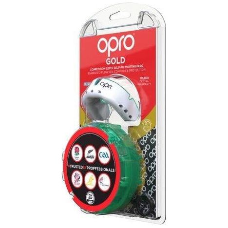 Opro F3403 ~ OPRO GOLD MOUTHGARD WHITE New zealand nz vaughan